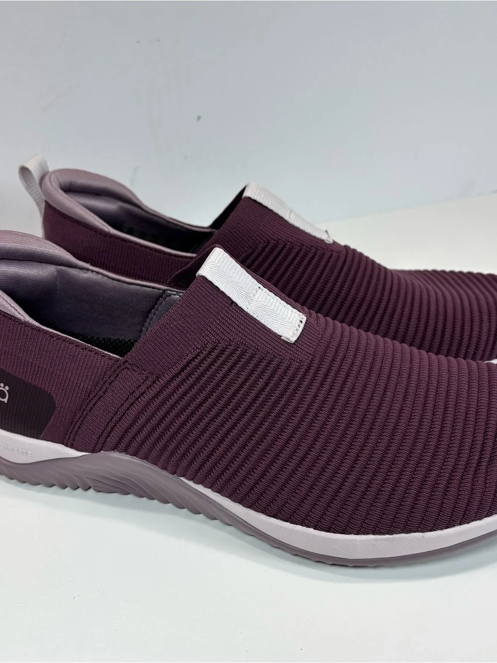 RYKA Women's 9 M Echo Knit Slip On Purple Sneakers Casual Comfort Support EUC